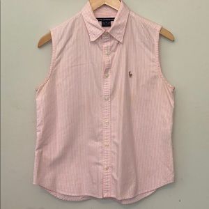 Pink & White Striped Ralph Lauren